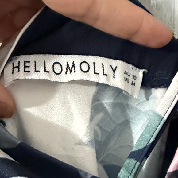 Hello Molly Navy and Lavender Floral Maxi Dress - Picture 5 of 5